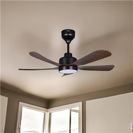 FIERO CEILING FAN ASTON LED 42 INCH 5 BLADE WALNUT