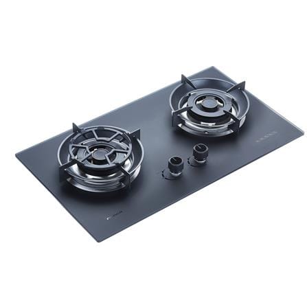 FABER FLEXIBLE CUT OUT GAS HOB FBIH-G752B520TGM BLACK 2 BURNERS 5.2KW 75CM