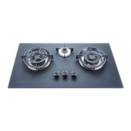 FABER FLEXIBLE CUT OUT GAS HOB FBIH-G903B520TGM BLACK 3 BURNERS 5.2KW 90CM