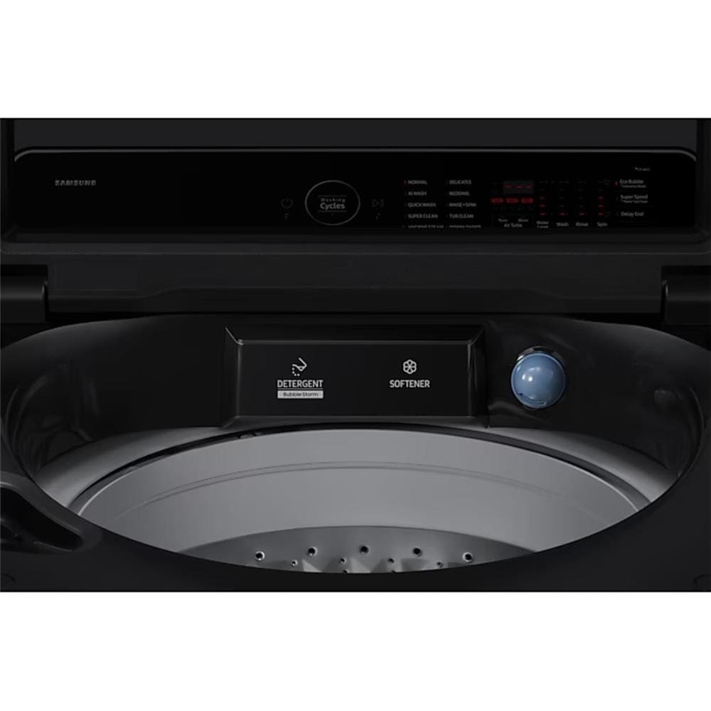 SAMSUNG TOP LOAD WASHING MACHINE WA80F19B9BFQ 19KG BLACK CAVIAR