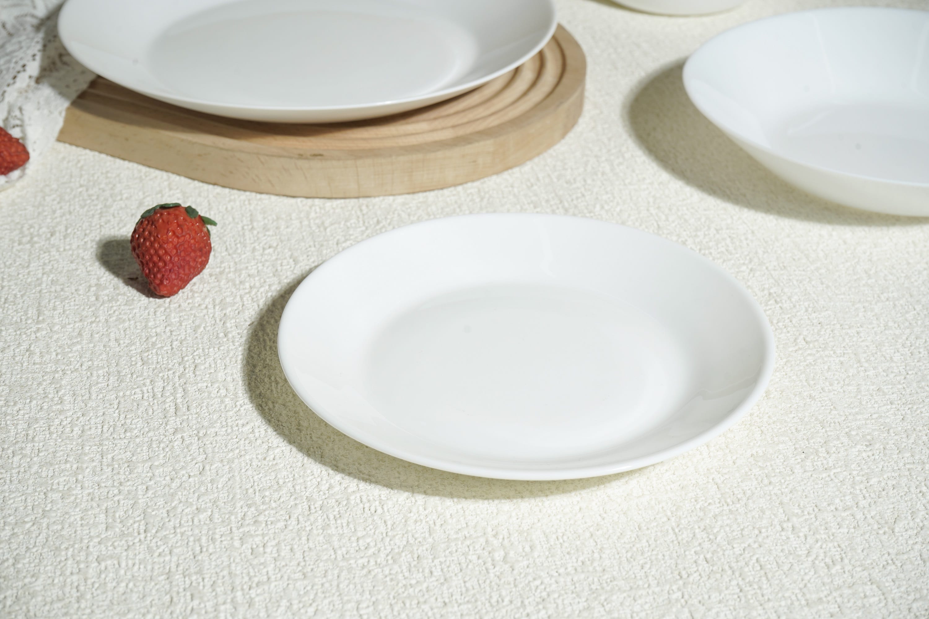 COSSY OPAL GLASS DINNER PLATE 10IN NNP100X