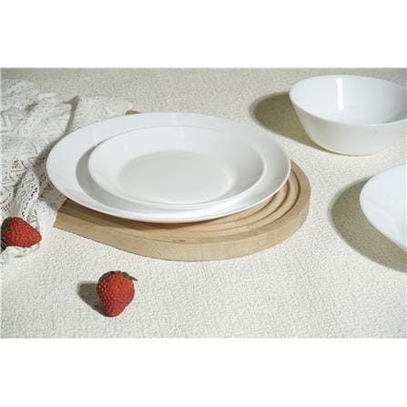 COSSY OPAL GLASS DINNER PLATE 10IN NNP100X