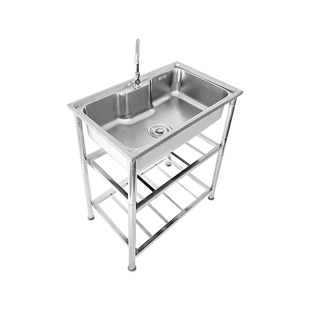 FREESTANDING SINK TECNOSTAR STT 80 1B SILVER [EXCLUSIVE FROM HOMEPRO THAILAND]