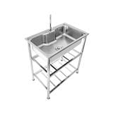 FREESTANDING SINK TECNOSTAR STT 80 1B SILVER [EXCLUSIVE FROM HOMEPRO THAILAND]