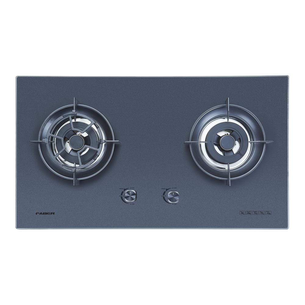 FABER FLEXIBLE CUT OUT GAS HOB FBIH-G902B520TGM BLACK 2 BURNERS 5.2KW 90CM
