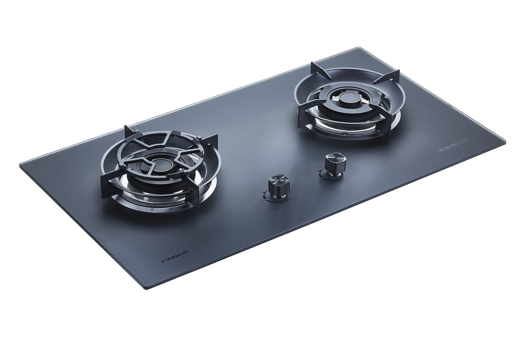 FABER FLEXIBLE CUT OUT GAS HOB FBIH-G902B520TGM BLACK 2 BURNERS 5.2KW 90CM