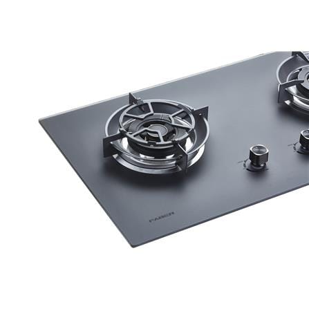 FABER FLEXIBLE CUT OUT GAS HOB FBIH-G902B520TGM BLACK 2 BURNERS 5.2KW 90CM