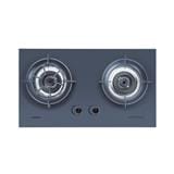 FABER FLEXIBLE CUT OUT GAS HOB FBIH-G752B430TGM BLACK 2 BURNERS 4.3KW 75CM