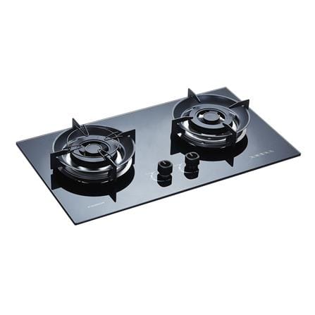 FABER FLEXIBLE CUT OUT GAS HOB FBIH-G752B520TG BLACK 2 BURNERS 5.2KW 75CM