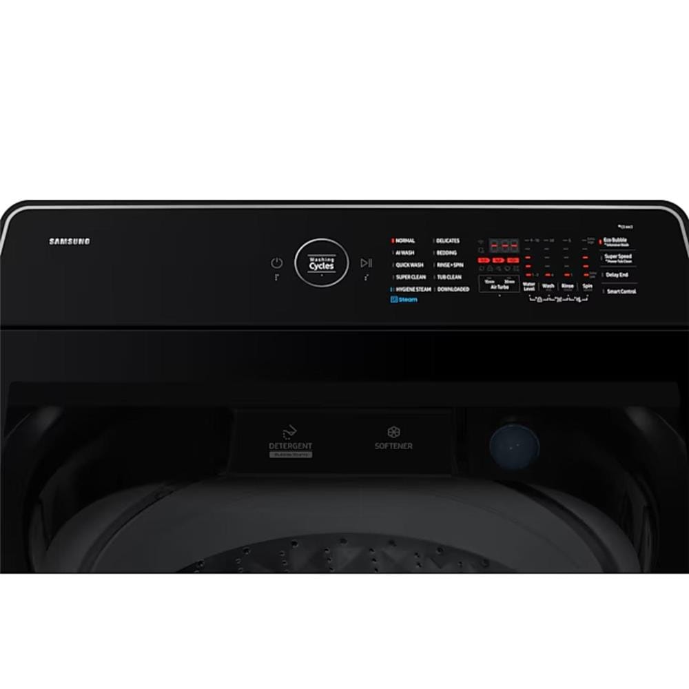 SAMSUNG TOP LOAD WASHING MACHINE WA80F21B9BFQ 21KG BLACK CAVIAR