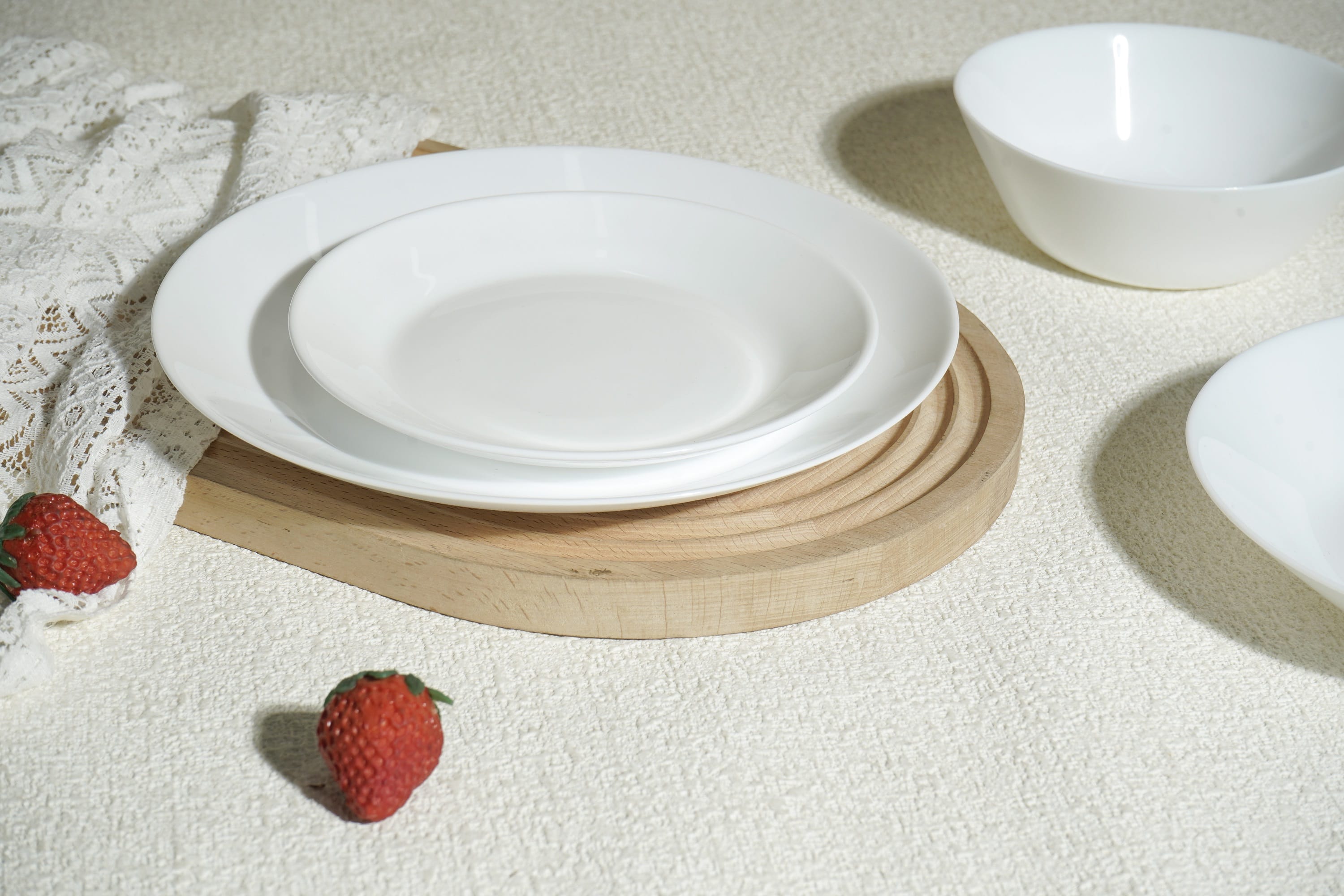 COSSY OPAL GLASS DESSERT PLATE 7.5IN NNP75X