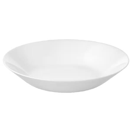 COSSY OPAL GLASS DEEP PLATE 8IN