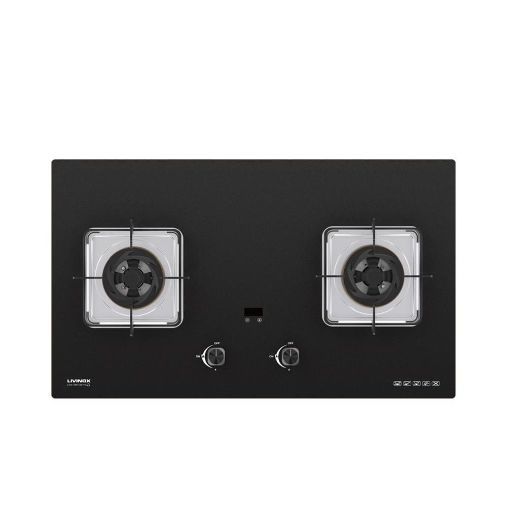 LIVINOX FLEXIBLE CUT OUT GAS HOB LGH-588T 2B-FG 2BURNER 5.5KW 88CM