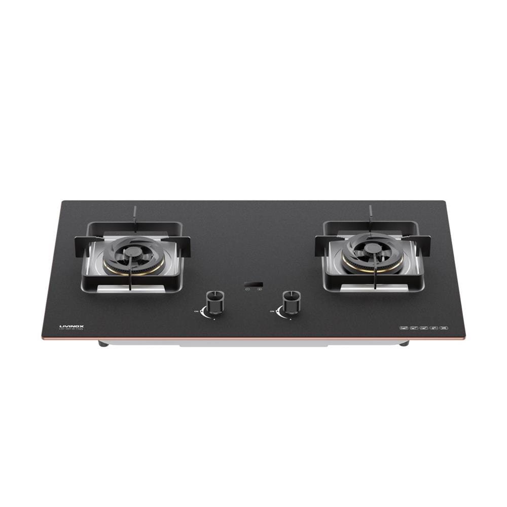 LIVINOX FLEXIBLE CUT OUT GAS HOB LGH-588T 2B-FG 2BURNER 5.5KW 88CM