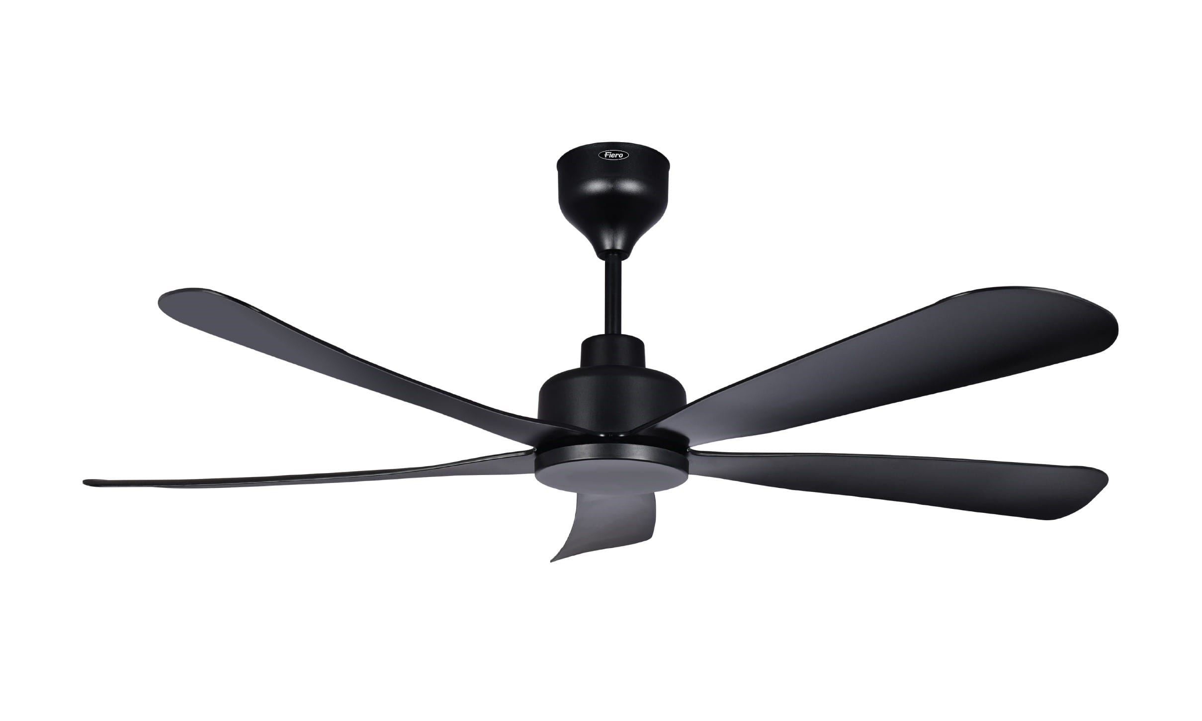 FIERO CEILING FAN ASTON 56 INCH 5 BLADE MATTE BLACK