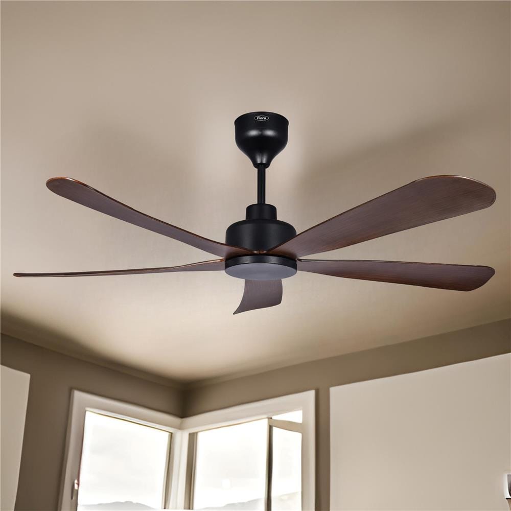 FIERO CEILING FAN ASTON 56 INCH 5 BLADE WALNUT