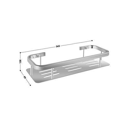 RASLAND SHELF RACK RA B30030 CHROME