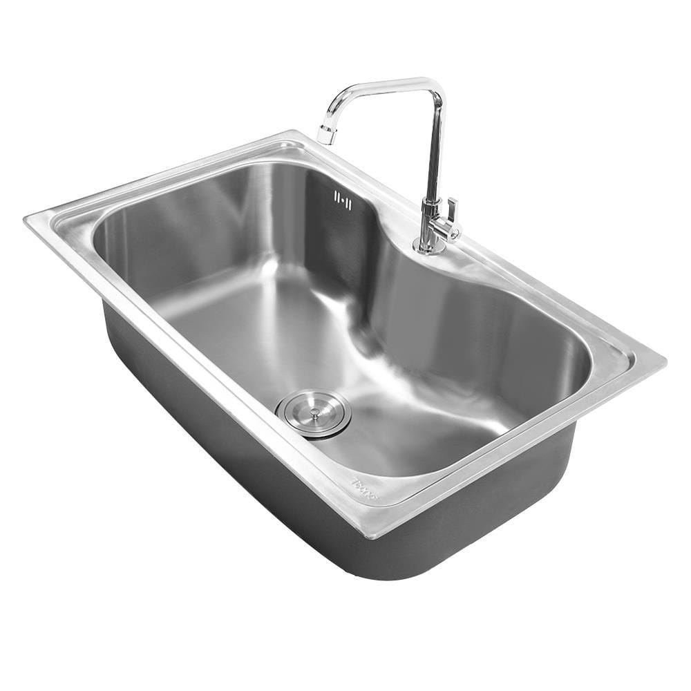 Built-in Sink 1B TECNOPLUS TNP 8050 S STAINLESS SS [EXCLUSIVE FROM HOMEPRO THAILAND]