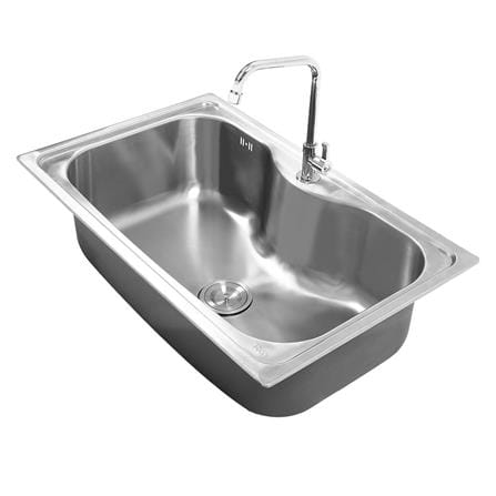 Built-in Sink 1B TECNOPLUS TNP 8050 S STAINLESS SS [EXCLUSIVE FROM HOMEPRO THAILAND]