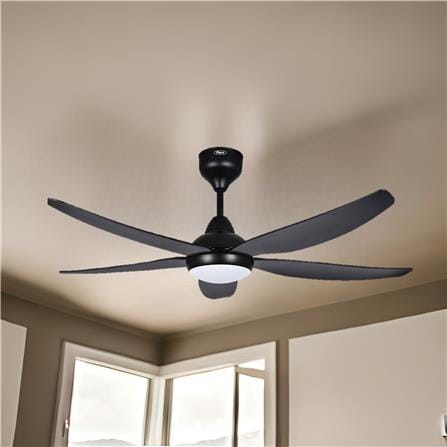 FIERO CEILING FAN MIYA LED 56 INCH 5 BLADE MATTE BLACK