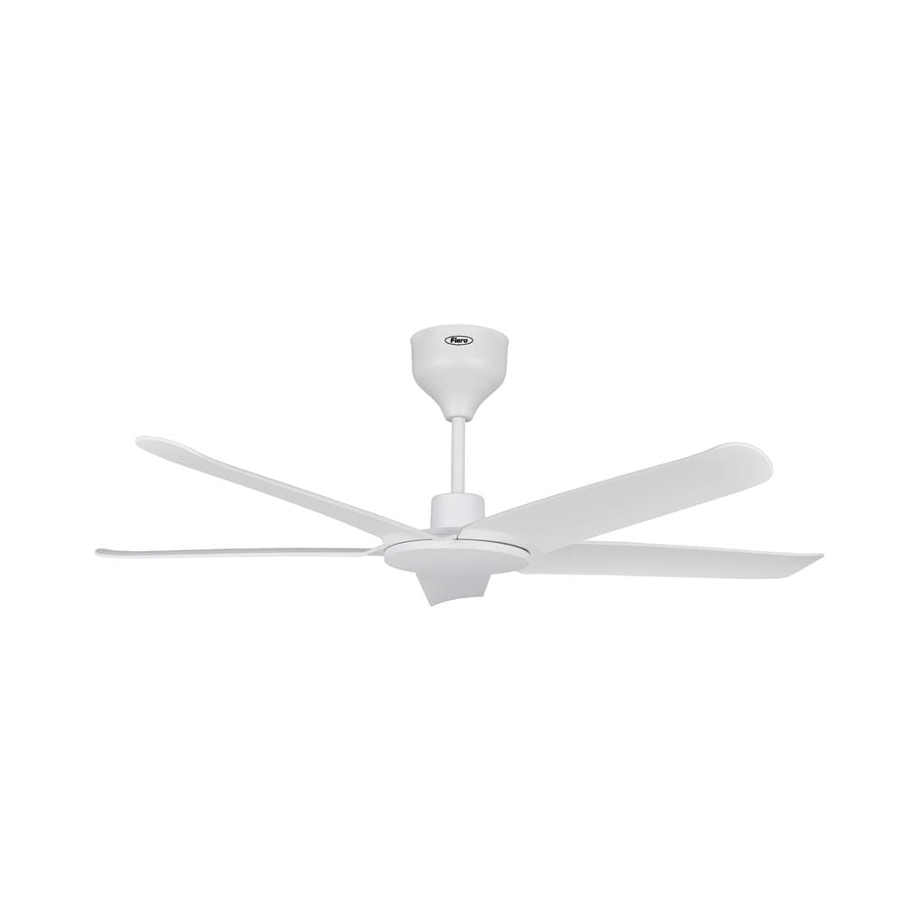 FIERO CEILING FAN FREYA 48 INCH 5 BLADE MATTE WHITE