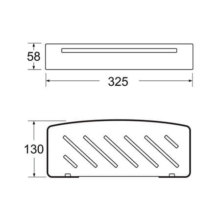RASLAND SHELF RACK RA W15210-W7788-BLACK