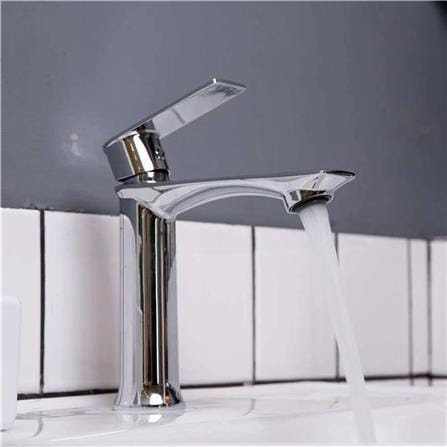 RASLAND BASIN FAUCET RA BR44556 SILVER