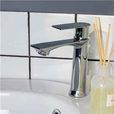 RASLAND BASIN FAUCET RA BR44556 SILVER