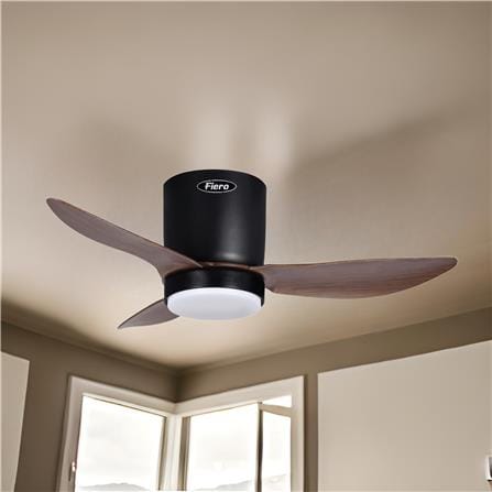 FIERO CEILING FAN JULIET LED 36 INCH 3 BLADE WALNUT
