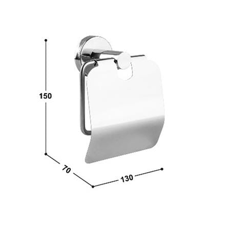 RASLAND TISSUE HOLDER RA 822626 STAINLESS STEEL