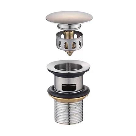 RASLAND BASIN PLUG WASTE RA BG-304 STAINLESS STEEL MATTE