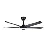 FIERO CEILING FAN FREYA LED 56 INCH 5 BLADE MATTE BLACK