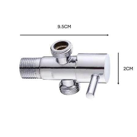 RASLAND STOP VALVE RA 3335233 SILVER