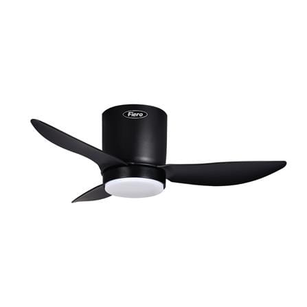 FIERO CEILING FAN JULIET LED 36 INCH 3 BLADE MATTE BLACK