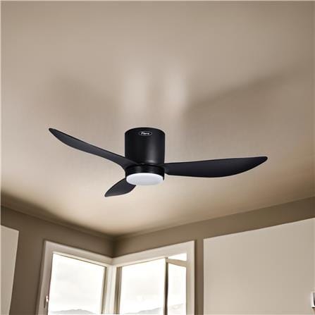 FIERO CEILING FAN JULIET LED 46 INCH 3 BLADE MATTE BLACK
