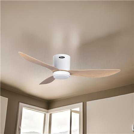 FIERO CEILING FAN JULIET LED 52 INCH 3 BLADE PINE WOOD