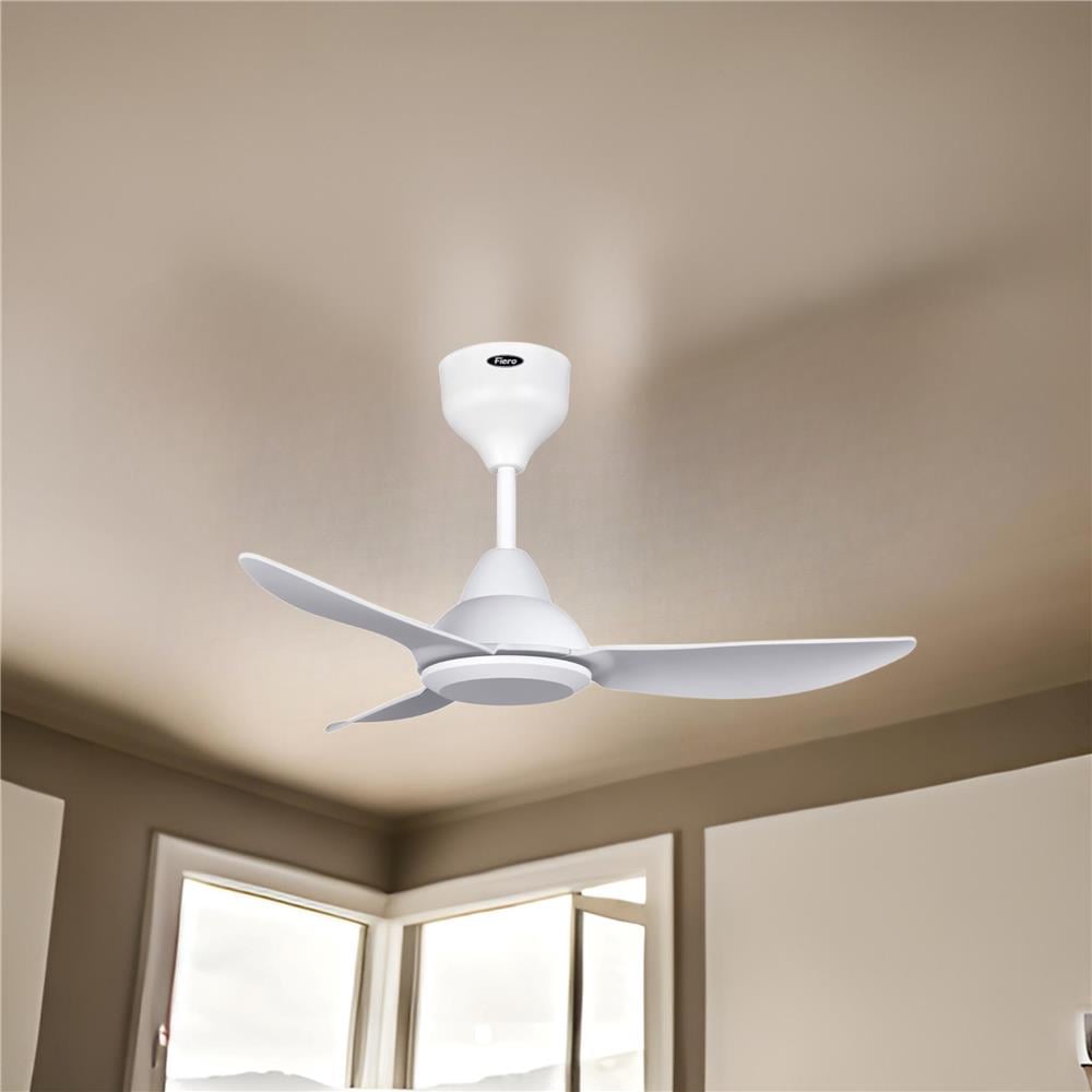 FIERO CEILING FAN ROMEO 36 INCH 3 BLADE MATTE WHITE