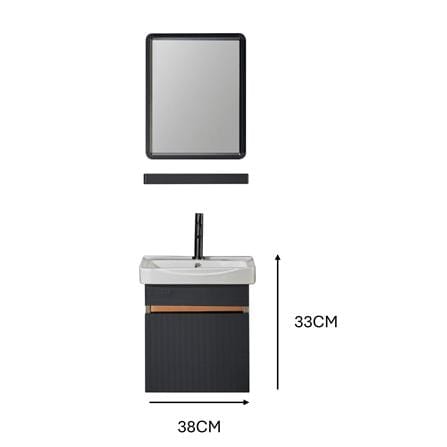 CABANA COUNTER WASHBASIN CBF3611 BLACK