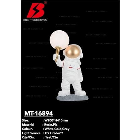 BRIGHT OBJECTIVE TABLE LAMP ASTRONAUT MAN MT-16894