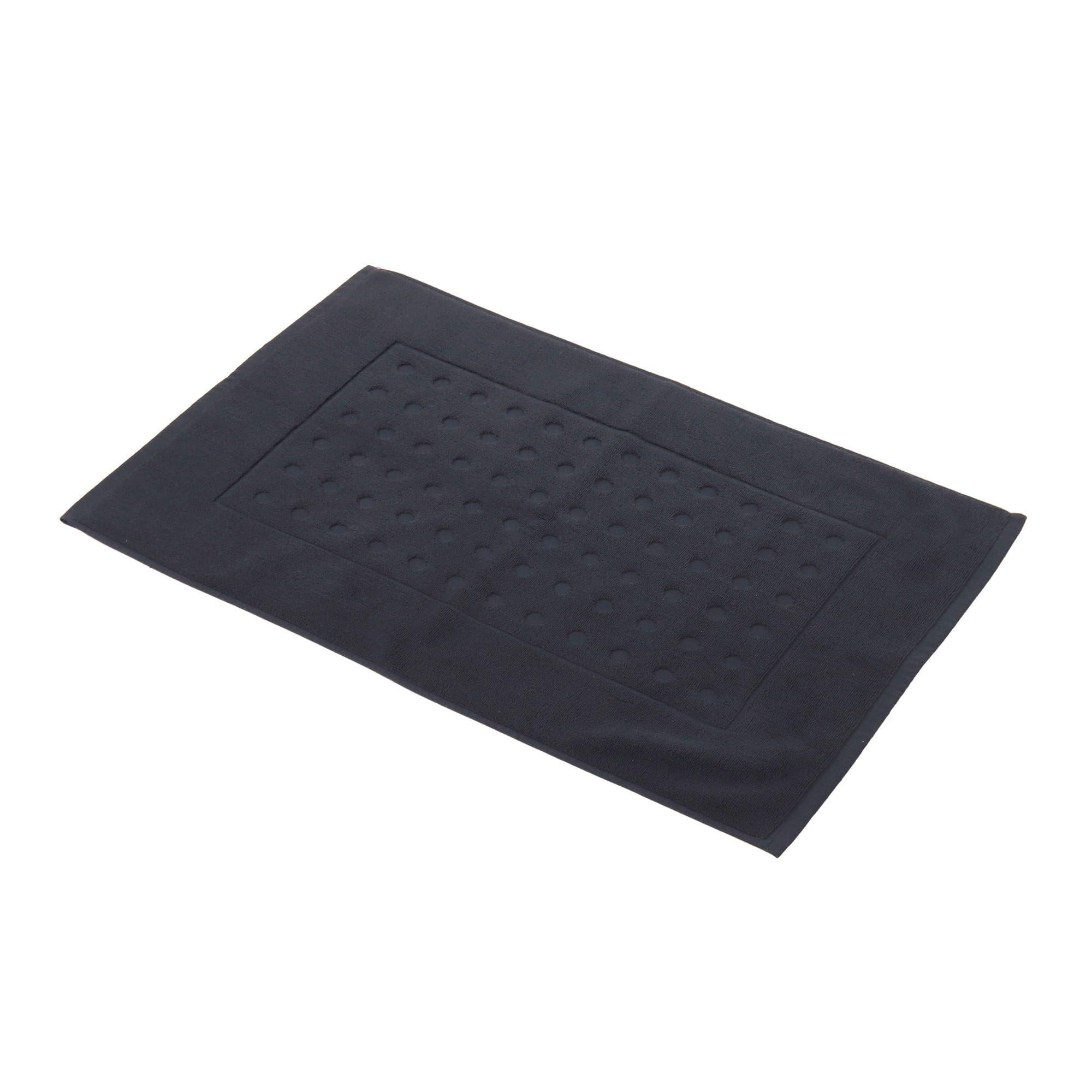 HOME LIVING STYLE TOWEL RUG POLKA 17X28INCH BLUE