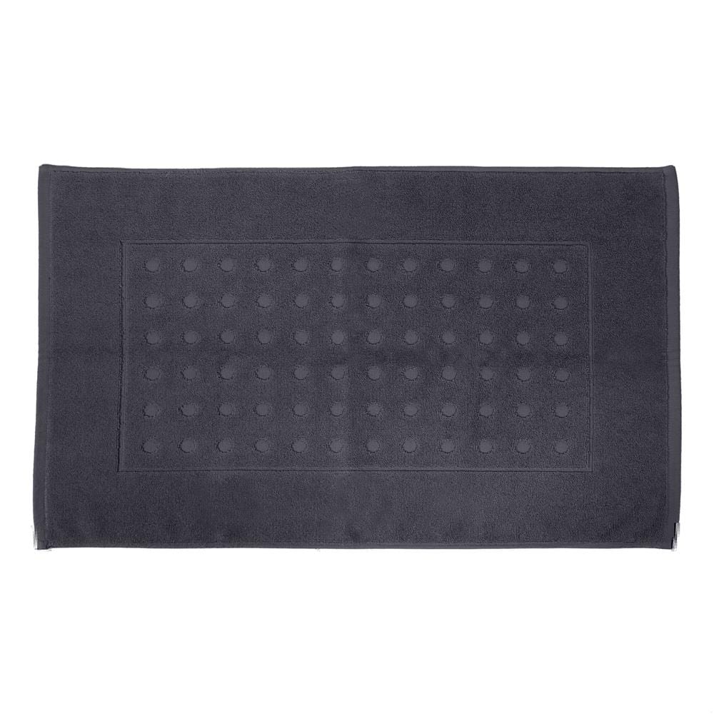HOME LIVING STYLE TOWEL RUG POLKA 17X28INCH BLUE