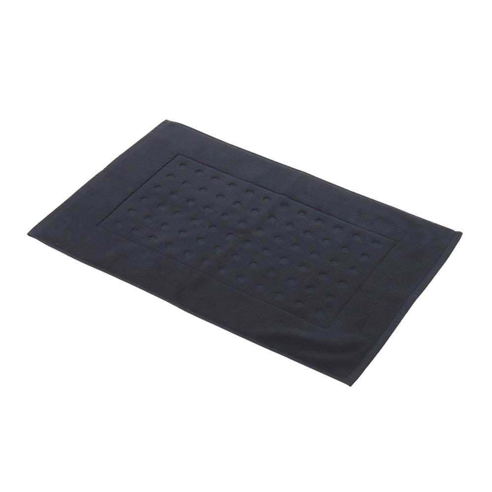 HOME LIVING STYLE TOWEL RUG POLKA 17X28INCH BLUE