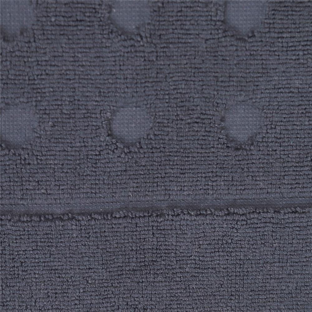 HOME LIVING STYLE TOWEL RUG POLKA 17X28INCH BLUE
