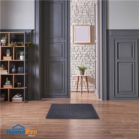 HOME LIVING STYLE TOWEL RUG POLKA 17X28INCH BLUE