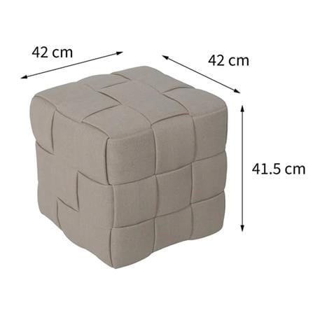 STOOL FURDINI CUBIC BROWN