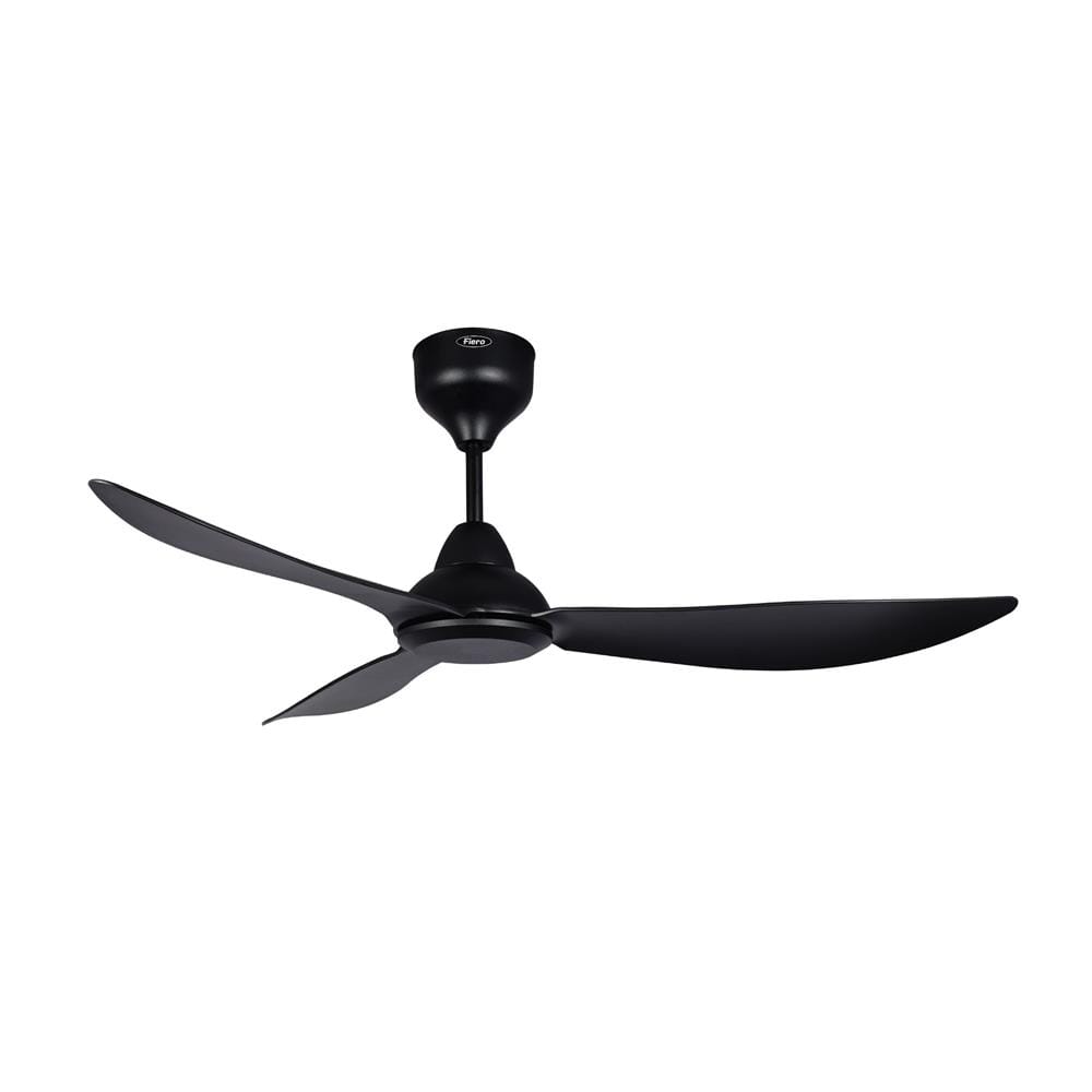 FIERO CEILING FAN ROMEO 52 INCH 3 BLADE MATTE BLACK