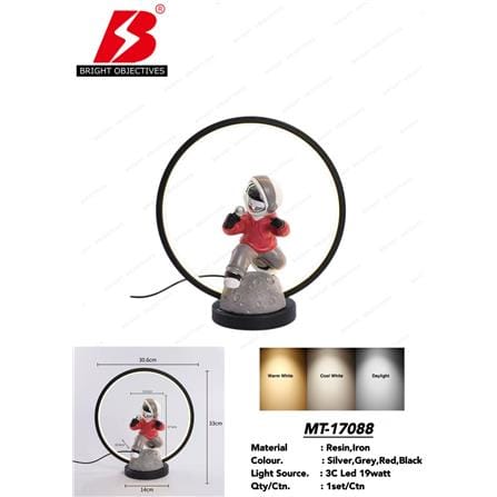 BRIGHT OBJECTIVE TABLE LAMP ASTRONAUT MAN MT-17088