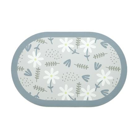 HOME LIVING STYLE RUG PU BLOOM 45X70CM LIGHT BLUE