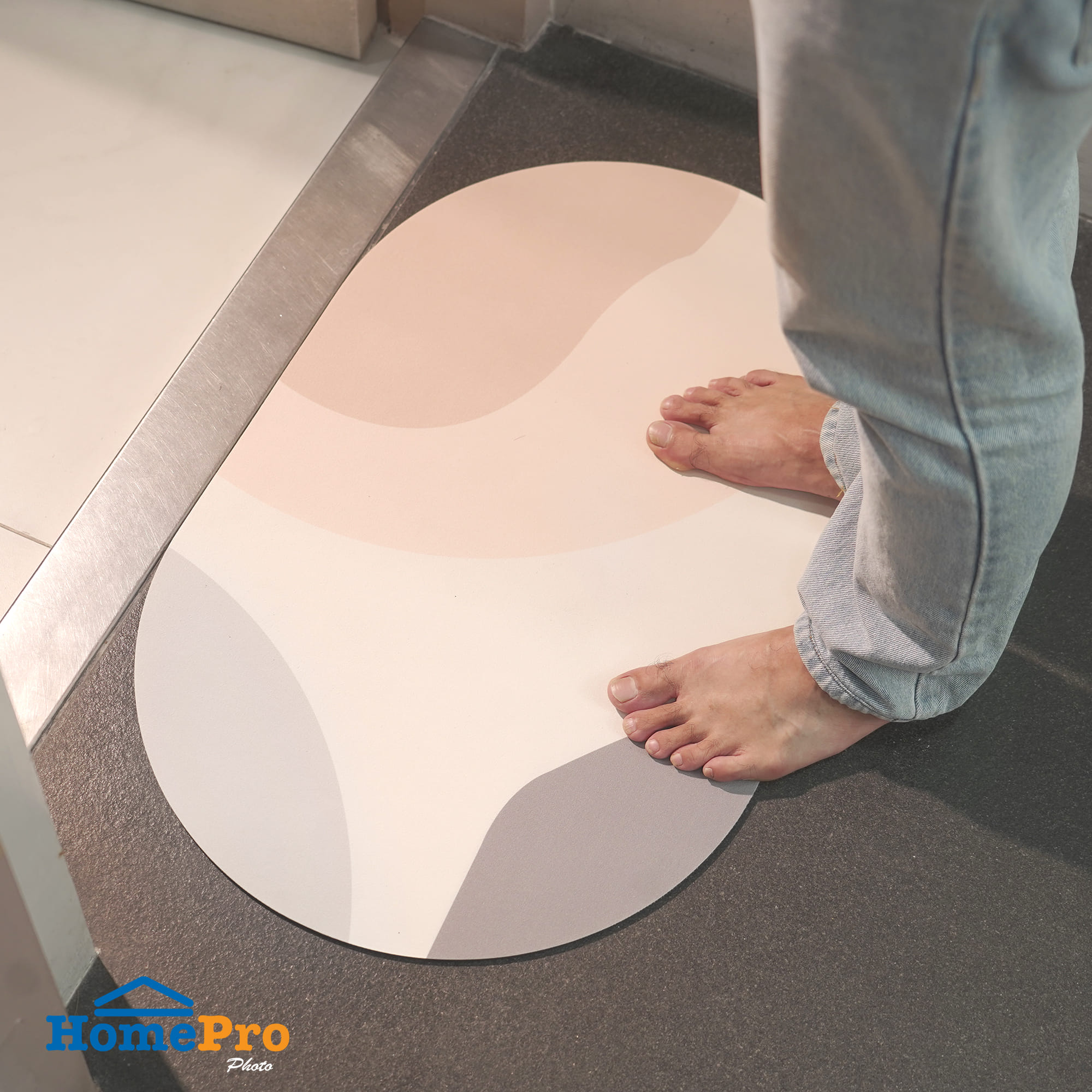 HOME LIVING STYLE RUG PU MOLLY 45X70CM CREAM