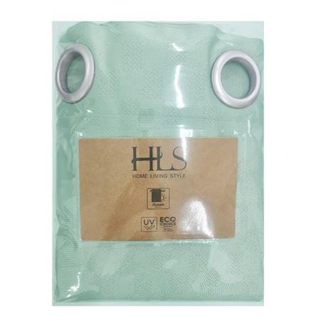 HOME LIVING STYLE CURTAIN EYELET QUARRY UV 150X180CM GREEN